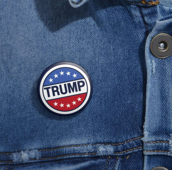 2024 Election Vote - Trump Campaign Pin Buttons