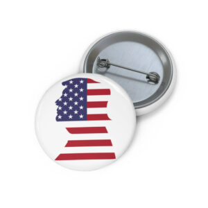 2024 Patriotic Button, Trump USA Voting Pin