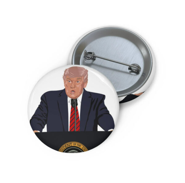 2024 Patriotic Button, Trump USA Voting Pin, Funny Political Badge