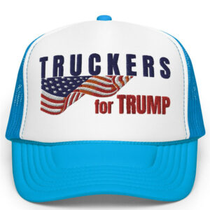 Embroidered Truckers for Trump Hat, Take America Back, Trump Rally Supporter Cap, Patriotic Flag Support Trump Hats, 2024 Election Gift