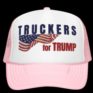 Embroidered Truckers for Trump Hat, Take America Back, Trump Rally Supporter Cap, Patriotic Flag Support Trump Hats, 2024 Election Gift.