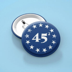 American Betsy Ross Flag 45 Pin Button