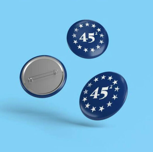 American Betsy Ross Flag 45 Pin Buttons