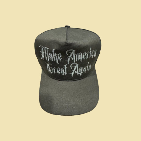 Black Gothic Maga hat 2024