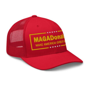 Cap MAGADonald's BigMAGA hat embroidery Trump hats, Funny trump hat 2024, Vote Trump