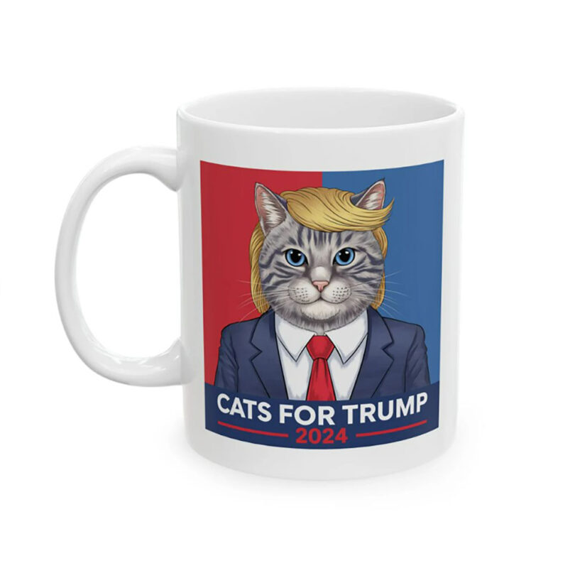 Cats For Trump 2024 Funny Tee For Vance Trump Coffee Mug 2024