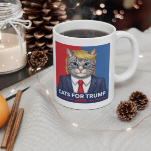 Cats For Trump 2024 Funny Tee For Vance Trump Coffee Mug