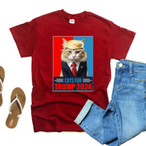 Cats For Trump MAGA, Vote Election 2024 T-Shirt