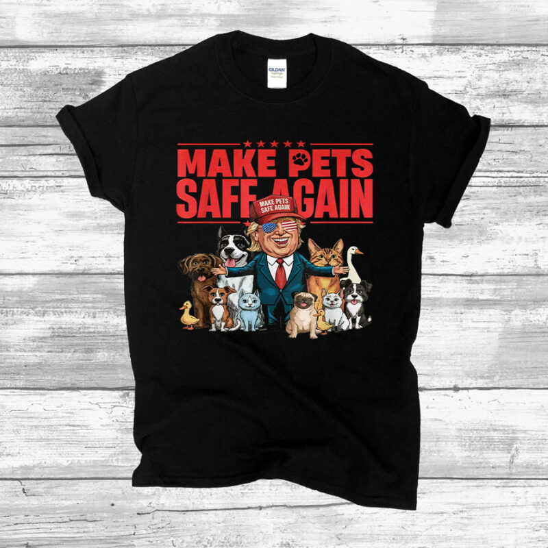 Cats and Dogs 2024 Debate Make Pets Safe Again PNG, Trump 2024, Dog Cat Trump, Trump Debate, Trump Vance 2024 Shirt