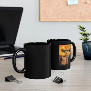 Cowboy Trump With a Cat Coffee Mug - Donald Trump 2024 Mugs