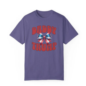 Daddy Trump 2024 T-Shirt, Coquette Bow Political Tee, Election Year, Trump for President, Republican Shirt, Daddy Trump