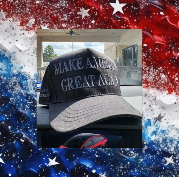 Dark MAGA Hat 2024 - Elon Musk Hat