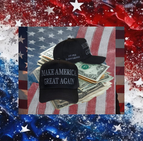 Dark MAGA Hats - ‘Dark MAGA’ Hat at Trump campaign