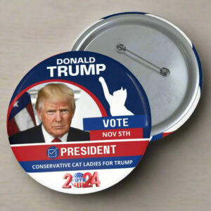 Donald Trump 2024 Pin Button