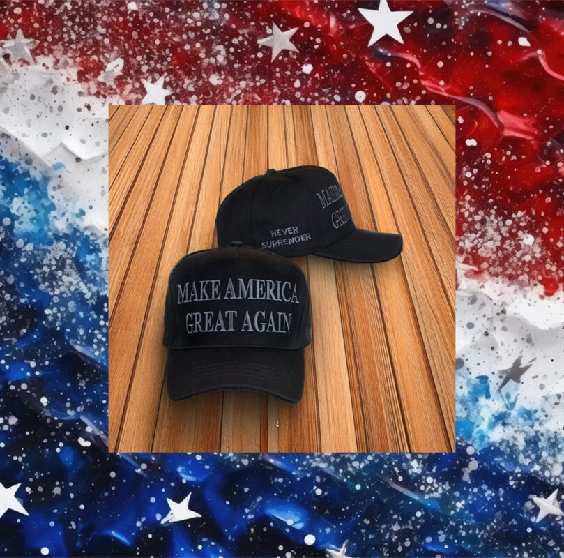 Donald Trump Dark Maga Hat 2024