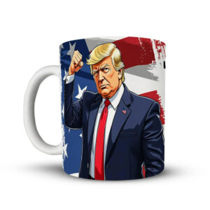 Donald Trump Mug I Will Fight For You - Trump Coffee Mug, Trump Gift, Trump Vance 2024, Never Surrender