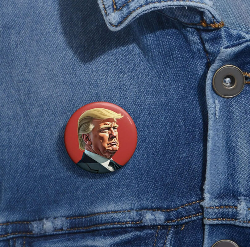 Donald Trump - Pin Buttons, Trump 2024