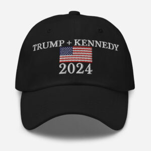 Donald Trump X RFK JR 2024 Hat, Embroidered Baseball Cap, Robert F Kennedy Jr, Trump 2024 Hat, Republican Conservative Gifts