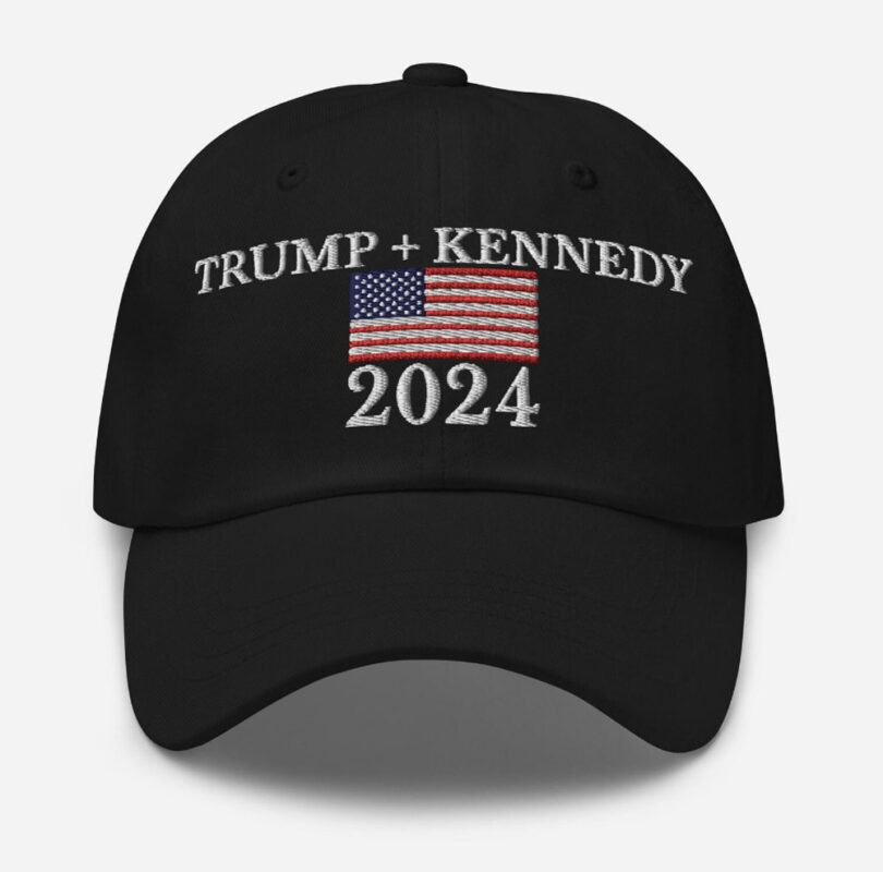 Donald Trump X RFK JR 2024 Hat, Embroidered Baseball Cap, Robert F Kennedy Jr, Trump 2024 Hat, Republican Conservative Gifts