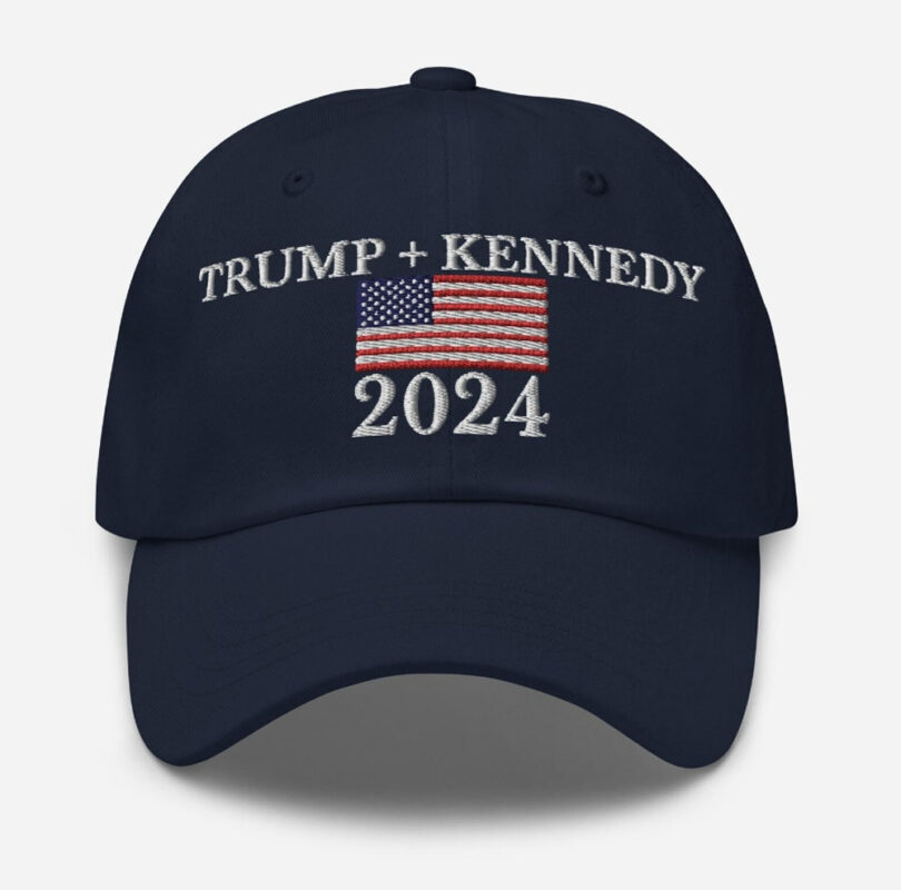 Donald Trump X RFK JR 2024 Hat, Embroidered Baseball Cap, Robert F Kennedy Jr, Trump 2024 Hat, Republican Conservative Gifts, Election 2024