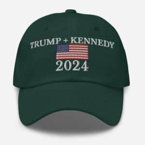 Donald Trump X RFK JR 2024 Hat, Embroidered Baseball Cap, Robert F Kennedy Jr, Trump 2024 Hats, Republican Conservative Gifts, Election 2024