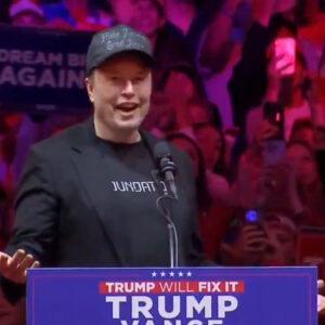 Elon Musk At Trump MSG Rally I'm Dark, Gothic MAGA Hat3