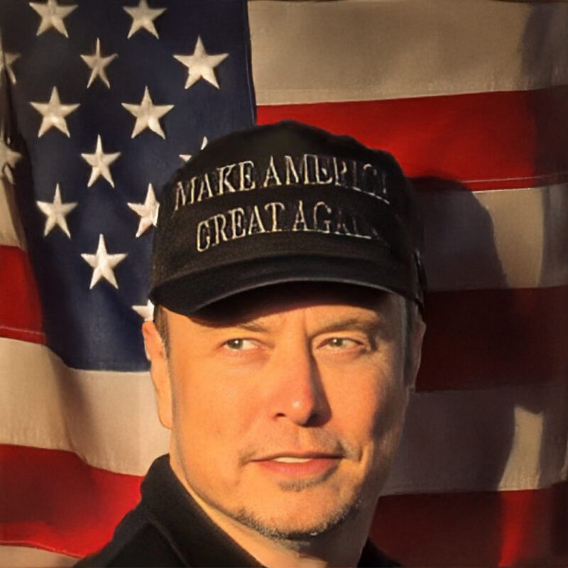 Elon Musk Never Surrender Black MAGA Hats