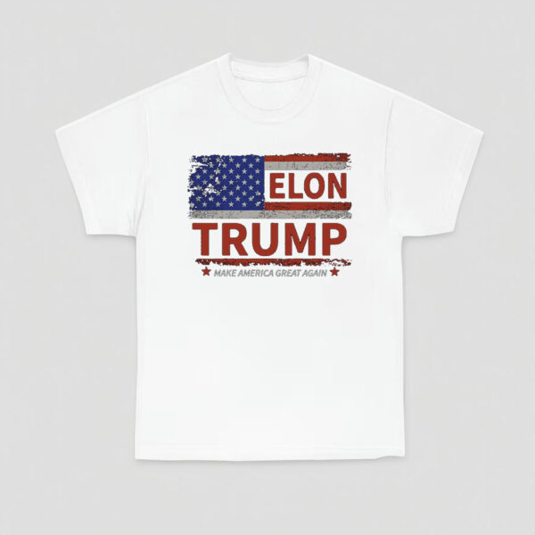 Elon Musk and Trump Shirt, Elon Trump Make America Great Again Rally T-Shirt for Republican