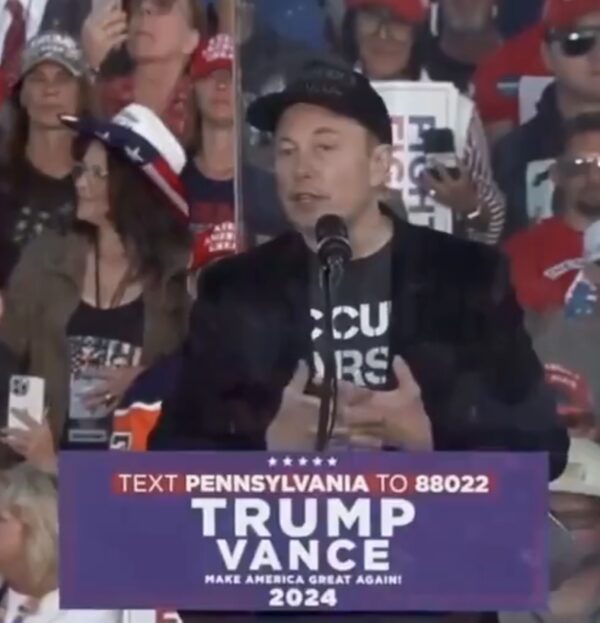 Elon Musk brought his Dark MAGA Hat US