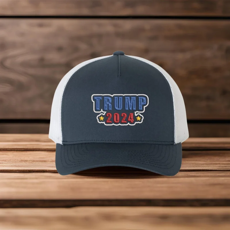 Embroidered Trump 2024 Hat, Make America Great Again Cap, Trump 2024 Trucker Hat, Trump 2024 Hats, Trump Trucker Hat