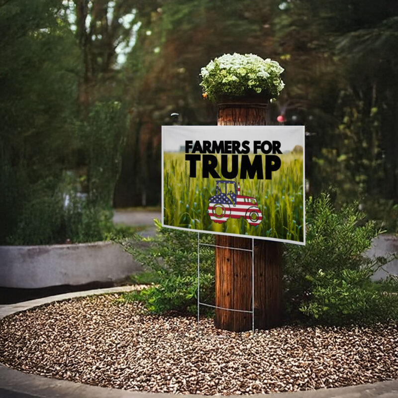 Farmers for Trump Yard Signs - Yard Signs 2024 Election