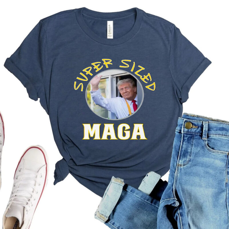 Funny Trump Shirt McDonald Shirt Pennsylvania Trump 2024 Shirt Supersized MAGA Trump 2024 Shirts