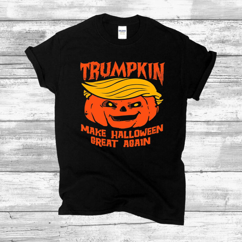 Funny Trumpkin Shirt, Trump Halloween T-Shirt, Make Halloween Great Again Tee 2024