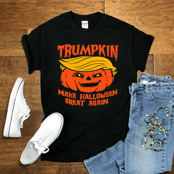 Funny Trumpkin Shirts, Trump Halloween T-Shirt, Make Halloween Great Again Tee