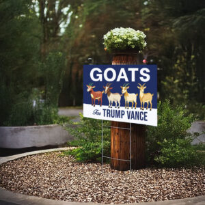 Goats For Trump Vance Yard Signs, Trump Vance Yard Signs, President Election 2024