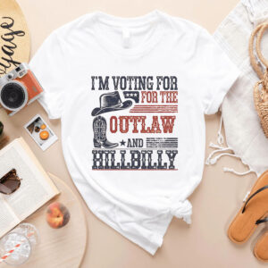 I'm Voting for the outlaw Hillbilly Trump Vance 2024, The Felon Hillbilly T-Shirts