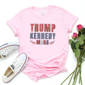 KENNEDY Jr & TRUMP 2024 Shirt, Vintage Tee Shirt Maga Make America Great Again