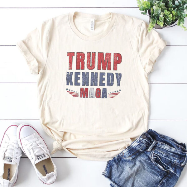 KENNEDY Jr & TRUMP 2024 Shirts, Vintage T-Shirts Maga Make America Great Again