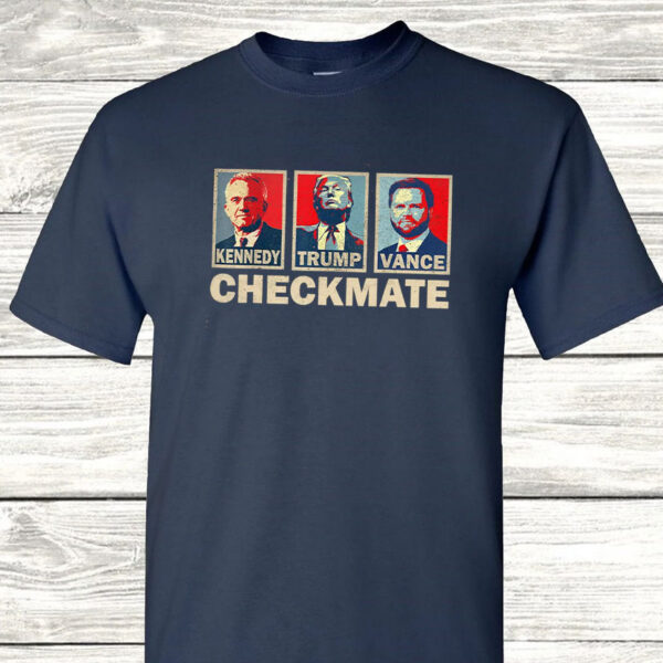 Kennedy Trump Vance Checkmate Shirts, President Election T-shirt, Republic Gift Tee