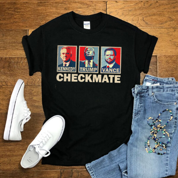 Kennedy Trump Vance Checkmate Shirts, President Election T-shirts, Republic Gift Tee