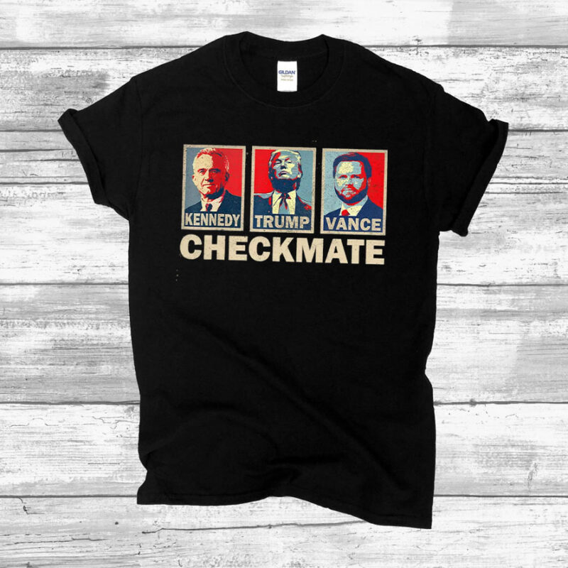 Kennedy Trump Vance Checkmate Shirts, President Election T-shirts, Republic Gift Tee Shirt