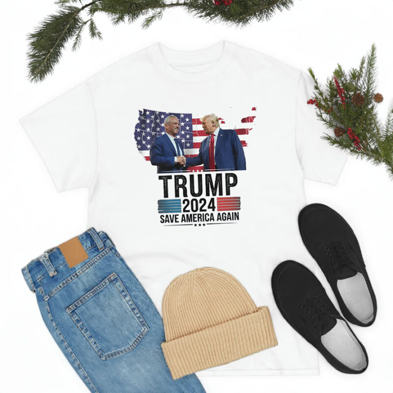 Kennedy and Trump Save America Again kennedy 2024 trump svg Kennedy svg Shirt