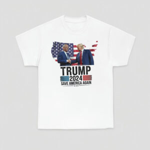 Kennedy and Trump Save America Again kennedy 2024 trump svg Kennedy svg T-Shirt