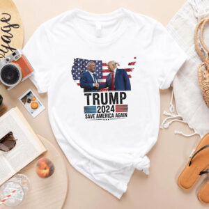 Kennedy and Trump Save America Again kennedy 2024 trump svg Kennedy svg T-Shirts