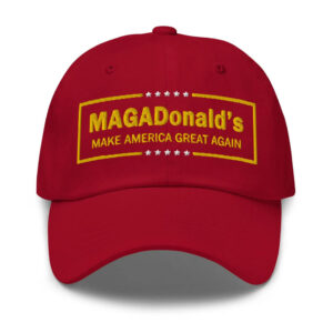 MAGADonald's BigMAGA cap embroidery Trump hat - RAF COLLECTION