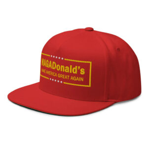 MAGADonald's BigMAGA embroidery Trump hat, trump hats 2024, Vote Trump