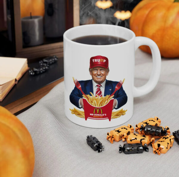 MAGADonald’s Mug - Trump at McDonalds Ceramic Mugs