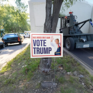 Make America Great Again Vote Trump McDonald’s Yard Sign1