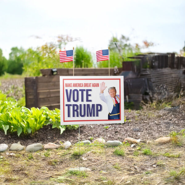 Make America Great Again Vote Trump McDonald’s Yard Sign2