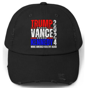 Make America Healthy Again Trump Vance Kennedy 2024 Election Unisex Distressed Cap